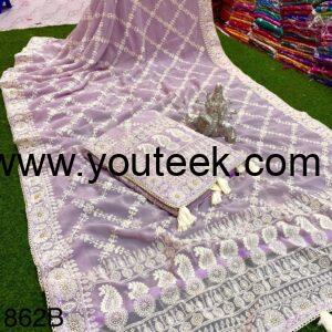 chikankari saree