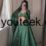Buy Green Chikankari Sequence Lehenga – Premium Designer Wear