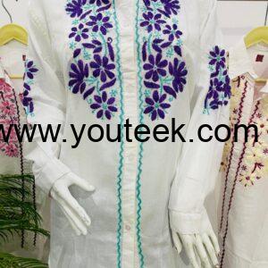 Cotton Chikankari Shirt