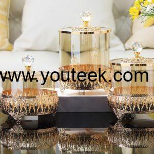 Decorative fancy borosilicate glass jars 2025