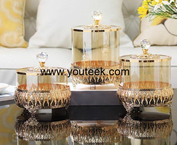 Decorative fancy borosilicate glass jars 2025