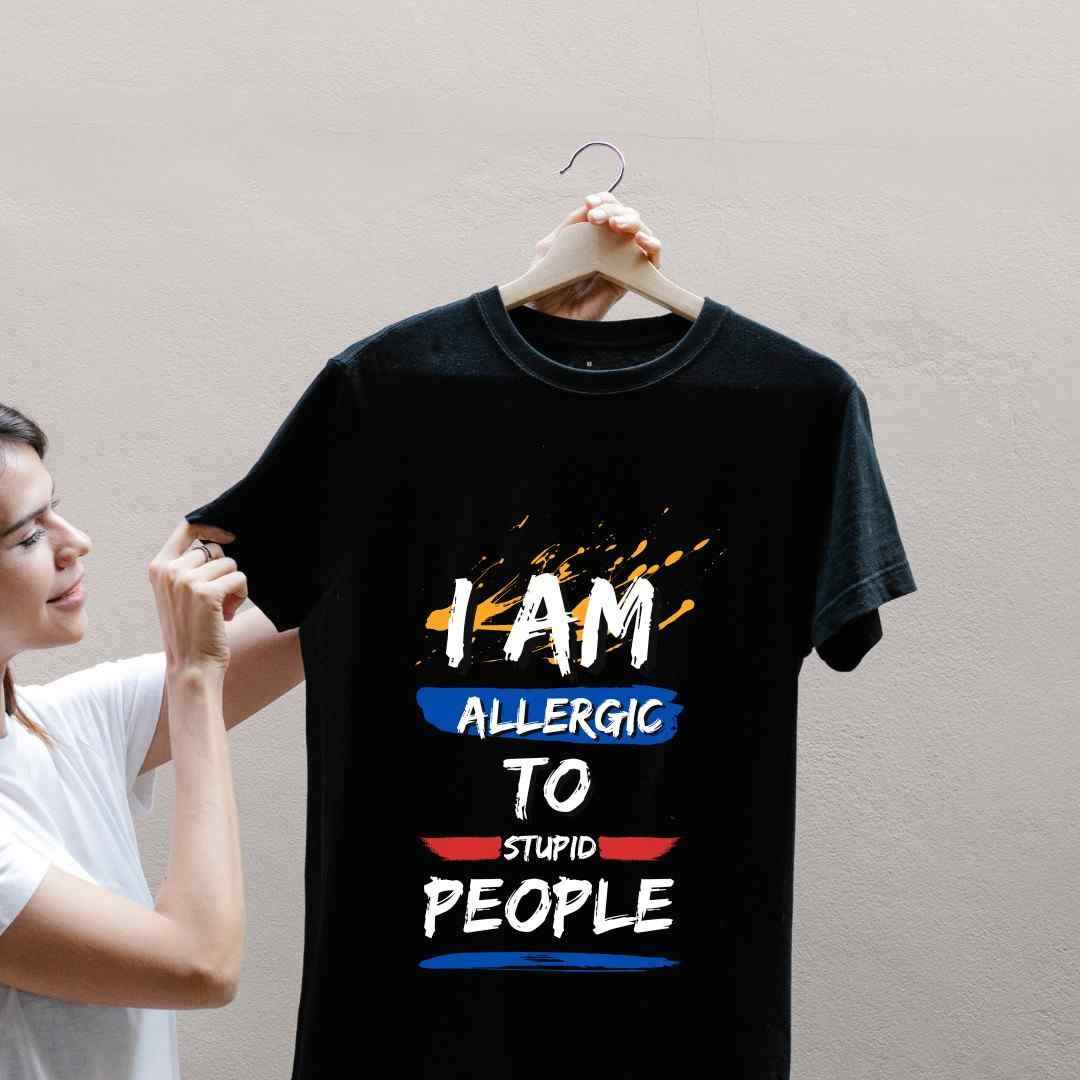 trendy allergic to stupid people t-shirt 2026 white unisex fit buy online trendy allergic to stupid people t-shirt 2026 white unisex fit buy online