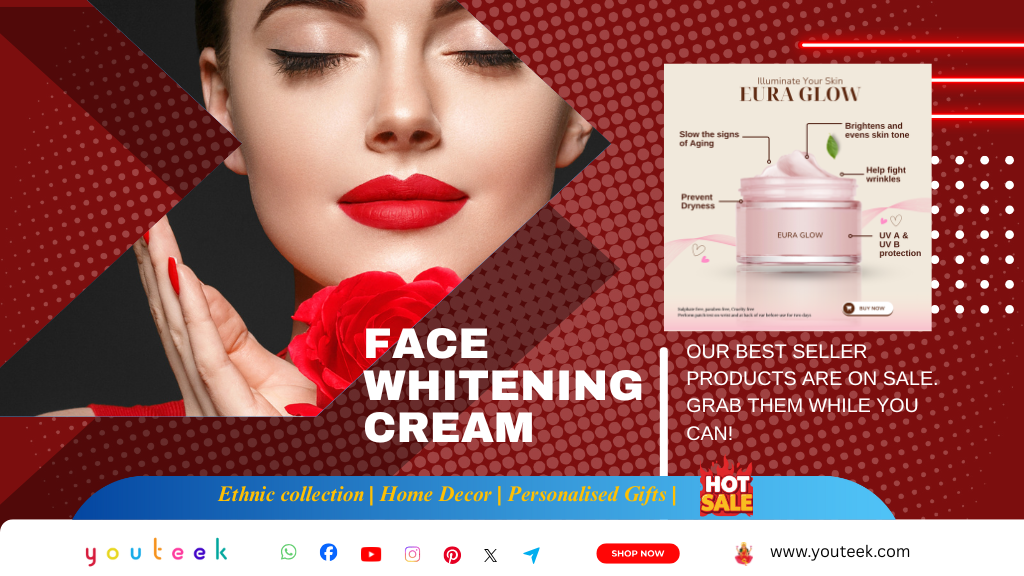 Skin Whitening Cream for Women: for Targeted Dark Spot Reversal & SPF 50 1 face whitening cream for women