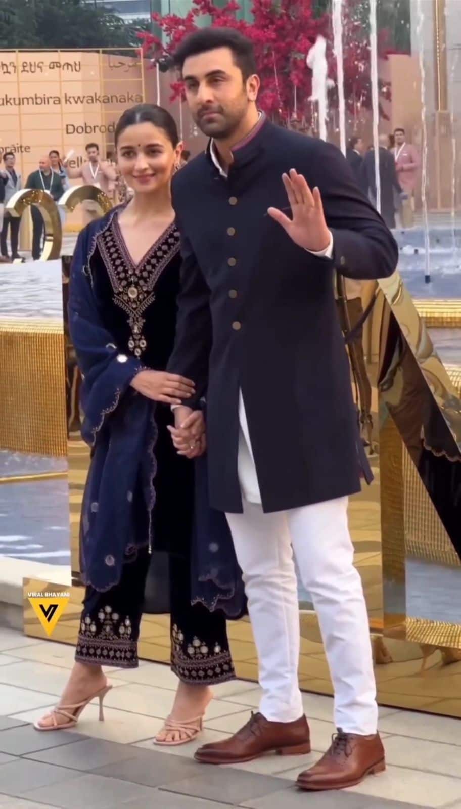 Alia Bhatt Style Velvet Thread Mirror Work Suit Alia Bhatt Style Velvet Thread Mirror Work Suit