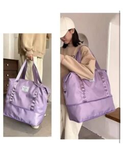 Womens Large Capacity Folding Travel Tote Bag