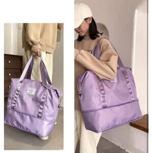 Womens Large Capacity Folding Travel Tote Bag