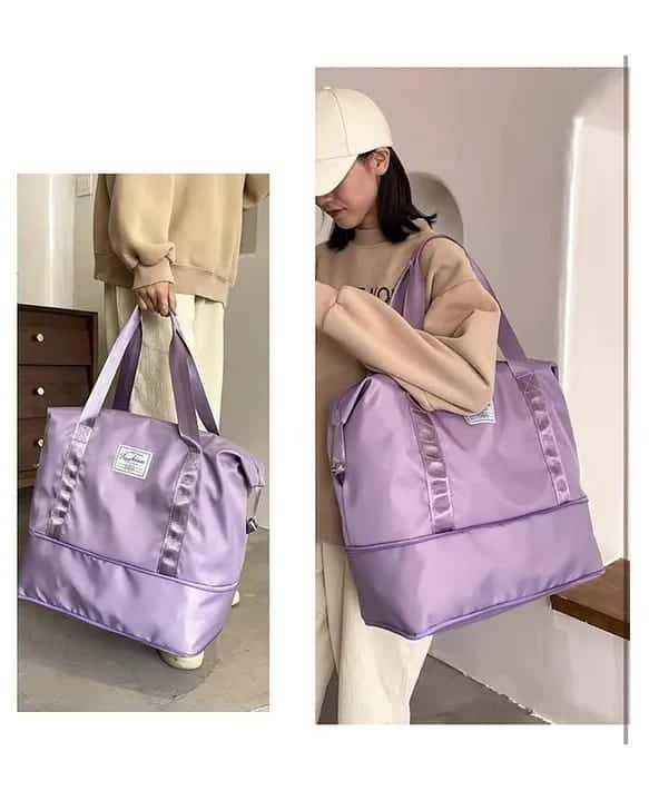 Womens Large Capacity Folding Travel Tote Bag Womens Large Capacity Folding Travel Tote Bag