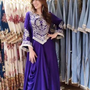 2 piece western dhoti set