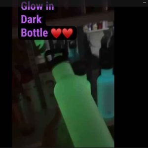glow in dark bottle