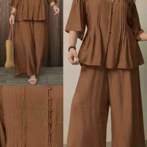 linen cord set women