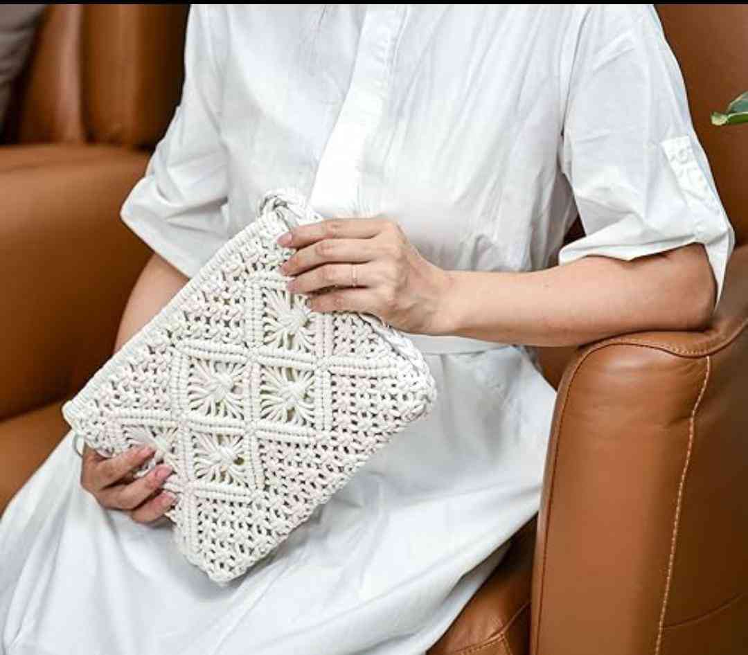 Macrame Knotted Hand Bag 2026 - Trendy Boho Handmade Ladies Purse from Youteek 1 <p dir="auto">Handmade macrame knotted handbag with mesh weave design. Trendy, lightweight ladies purse – perfect for casual boho style!</p> macrame knotted hand bag 2026