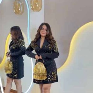 imported embellished dress