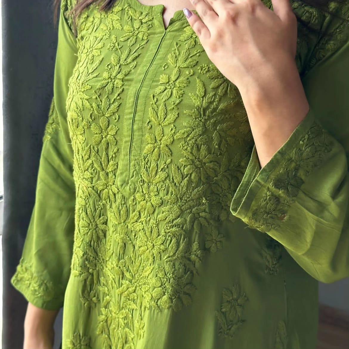 Premium Rayon 2 Piece Kurti Combo Set with Tone-to-Tone Lucknowi Chikankari Hand Embroidery 2026 2 <p dir="auto">Elevate your ethnic wardrobe with this premium rayon 2 piece kurti combo set featuring tone-to-tone Lucknowi Chikankari hand embroidery. Perfect for daily wear to festive occasions, available in sizes 36-48 with approx 46" length for graceful fit</p> Premium Rayon 2 Piece Kurti Combo Set with Tone-to-Tone Lucknowi Chikankari Hand Embroidery 2026 - Image 2