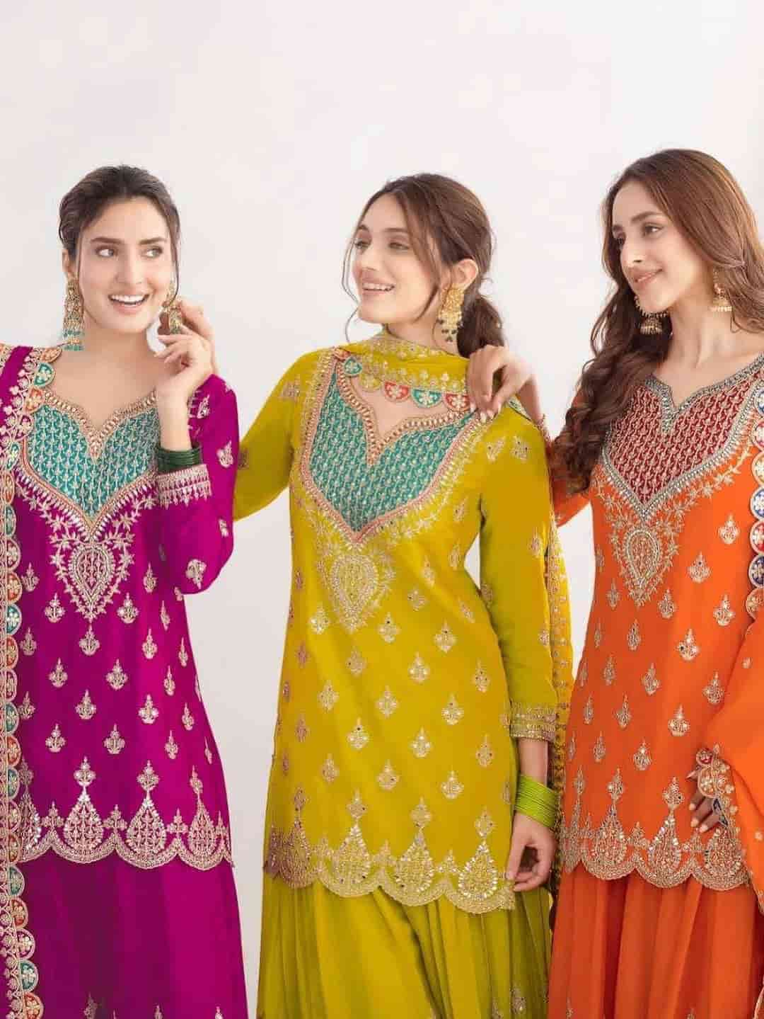 designer party sharara suit