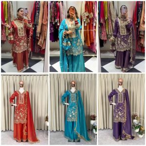 real mirror embroidery kurti