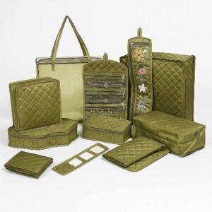 11 pcs satin wedding organiser set dulhan marriage set