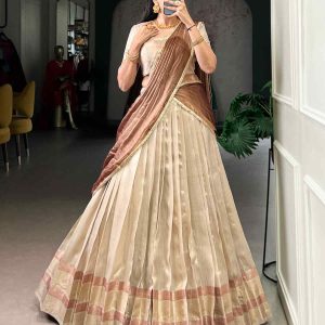 Dupion Silk Lehenga Choli Set