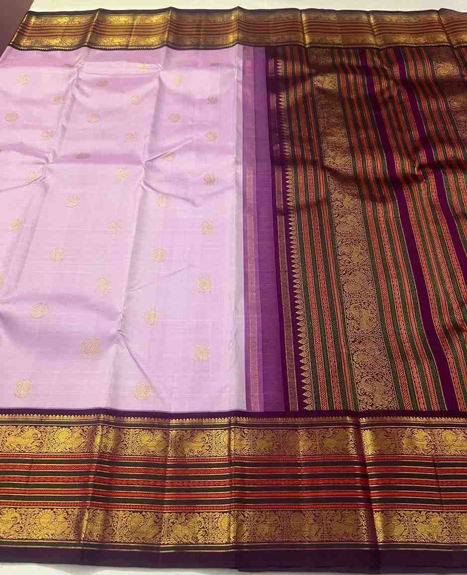 Kanchipuram Pure Silk Handloom Saree 2026 2G Jari | Silk Mark Certified 3 <p dir="auto">Kanchipuram Pure Silk Handloom Saree with 2G Jari and Silk Mark Certification. Premium quality handwoven pure silk offering rich traditional elegance and superior shine. Free Shipping all over India. Perfect for weddings, festivals and grand celebrations with authentic Kanchipuram craftsmanship.</p> Kanchipuram Pure Silk Handloom Saree 2026 2G Jari | Silk Mark Certified - Image 3