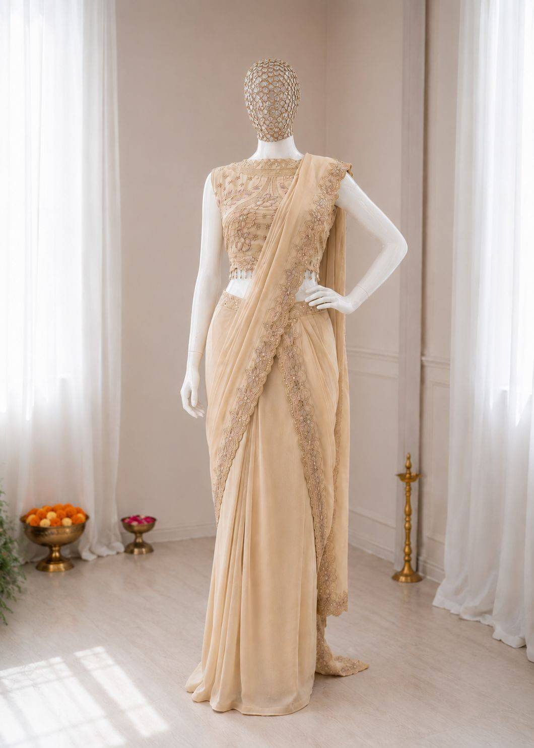Star Georgette Lehenga Choli with Attached Pallu 2026 Ready to Wear Festive Glam 2 <p dir="auto">Get festive ready in our trending Star Georgette Lehenga Choli with Attached Pallu. This stylish 2-piece ready to wear saree set features beautiful embroidery sequins work for effortless ethnic glam.</p> Star Georgette Lehenga Choli with Attached Pallu 2026 Ready to Wear Festive Glam - Image 2