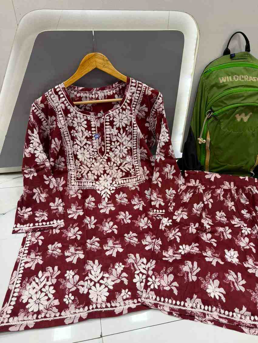 Mulmul Chikankari Garara Set for Women 2026 | Elegant Comfort & Festive Charm | Youteek 2 ✨ Mulmul Chikankari Garara Set for Women – Timeless elegance in soft mulmul fabric with delicate chikankari work. Effortless style meets supreme comfort for every festive and casual occasion. 🖤 Kurti Fabric: Mulmul | Kurti Length: 34” | Sleeves: 19” | Sizes: 40, 42, 44, 46. Mulmul Chikankari Garara Set for Women 2026 | Elegant Comfort & Festive Charm | Youteek - Image 2