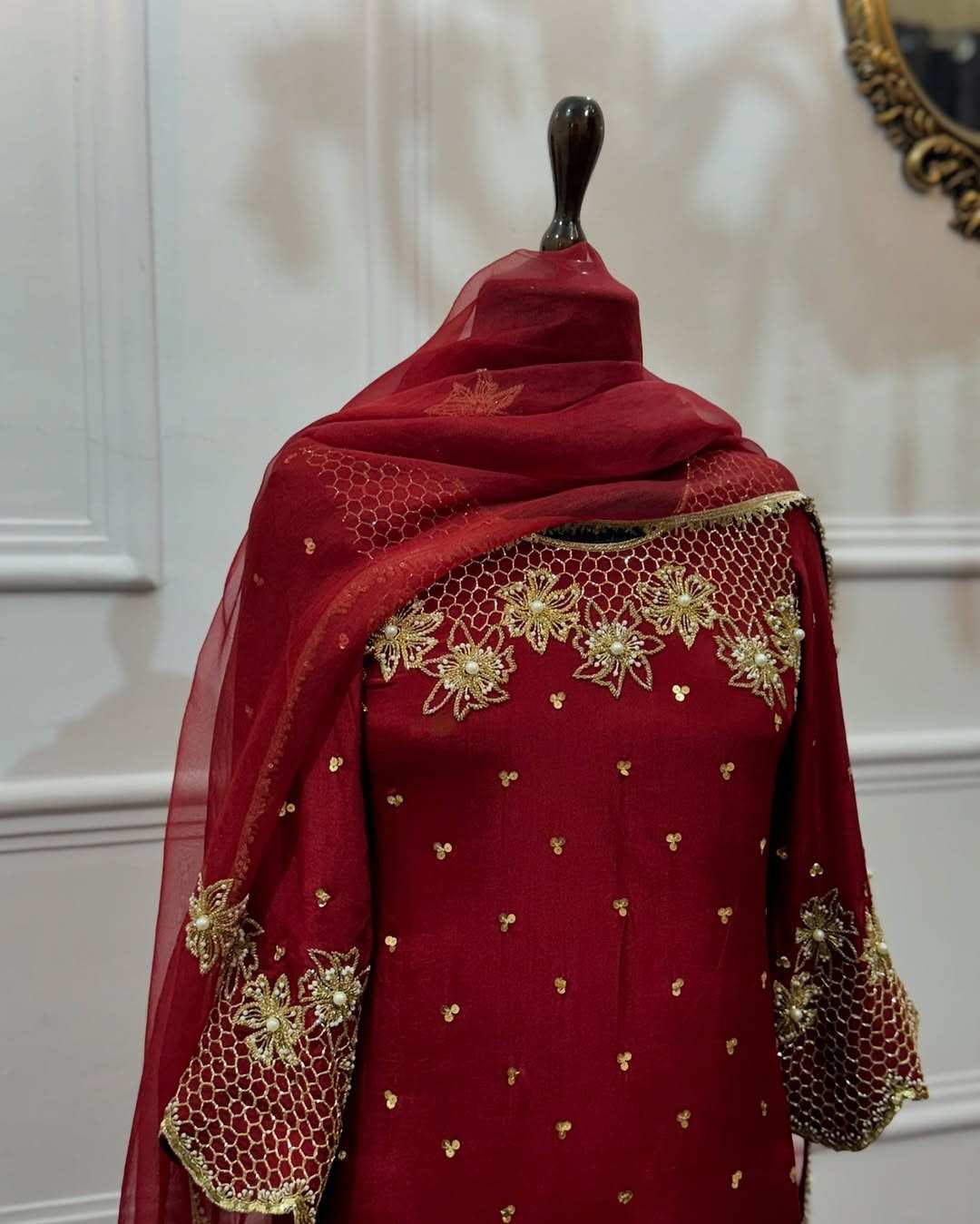 Pure Georgette Sequence Zardozi Work Suit 2026 | Heavy Thread Work Festive Designer Ethnic Wear | Youteek 2 Exquisite Pure Georgette Sequence Zardozi Work Suit adorned with intricate thread work for timeless elegance. Available in sizes S to 7XL with easy returns and online payment only. Pure Georgette Sequence Zardozi Work Suit 2026 | Heavy Thread Work Festive Designer Ethnic Wear | Youteek - Image 2
