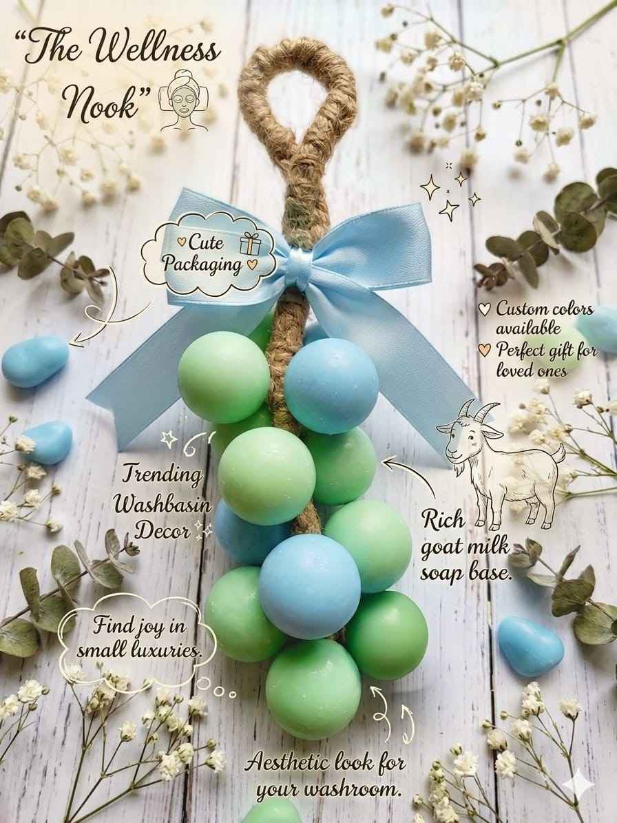 Grape Bunch Soap 2026 Fresh Skin Care Youteek 4 <p dir="auto">Grape Bunch Soap 30 Pcs – Refreshing grape scented soap bunch for glowing skin. Attractive packaging perfect for daily use and gifting. Flash sale limited stock! (15 pcs option also available)</p> Grape Bunch Soap 2026 Fresh Skin Care Youteek - Image 4