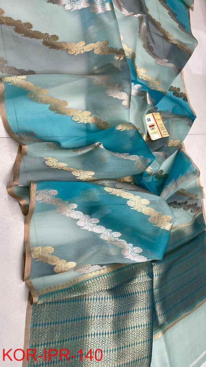 Pure Rangkat Kora Silk Handloom Saree 2026 | Elegant Aara Design Pallu & Silkmark Certified 3 Elevate your ethnic wardrobe with this Pure Rangkat Kora Silk Handloom Saree boasting a stunning Aara design pallu and premium silkmark certification. Crafted for effortless grace and traditional charm, it offers luxurious comfort with free shipping across India. Pure Rangkat Kora Silk Handloom Saree 2026 | Elegant Aara Design Pallu & Silkmark Certified - Image 3