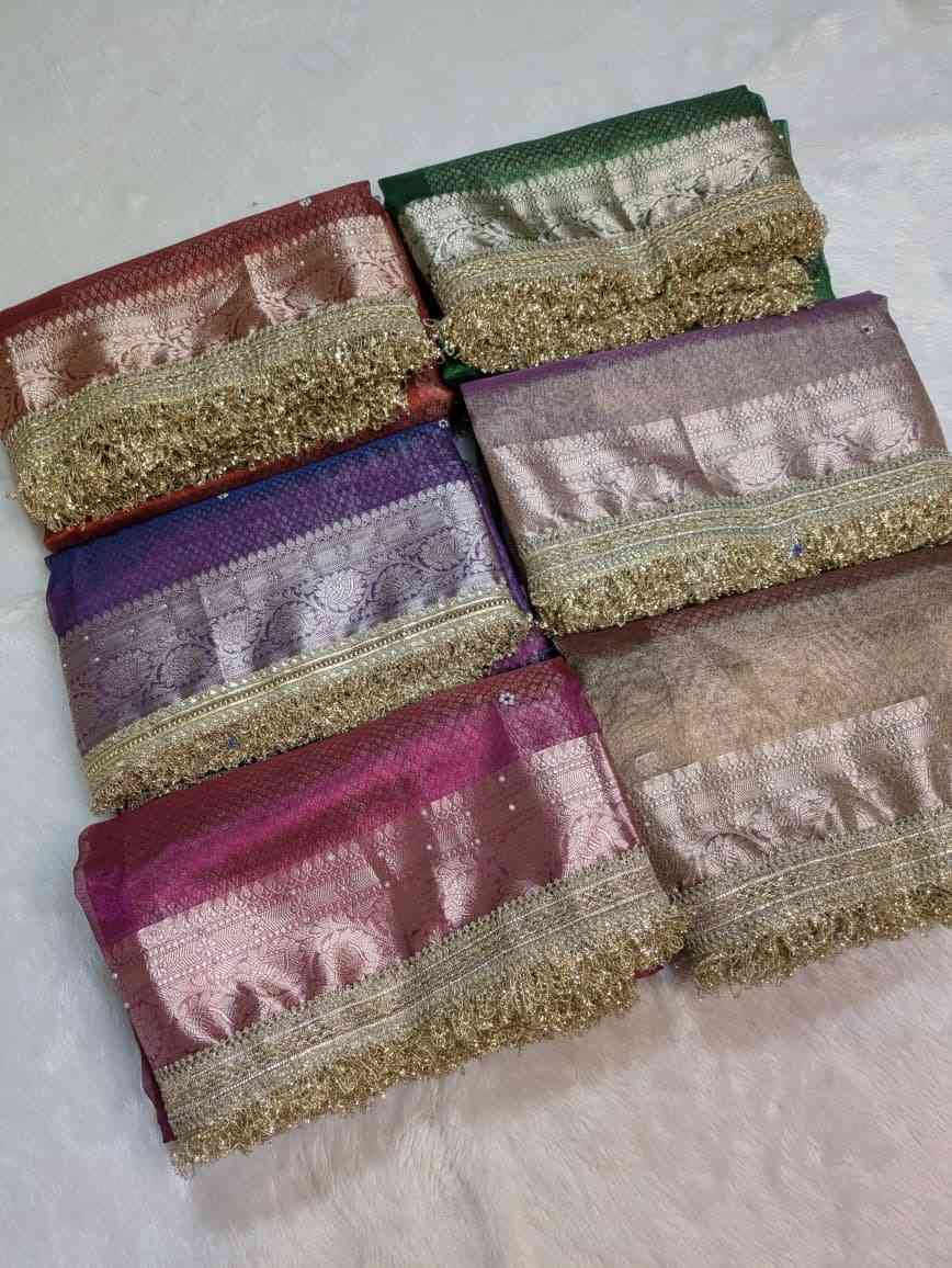 Banarasi tissue mirror work saree 2026 Royal Glamour & Festive Elegance 1 <p dir="auto">Discover the trending viral banarasi tissue mirror work saree featuring premium lightweight tissue with red zari, stone, moti, and stunning mirror work pallu. Perfect for weddings and royal celebrations. Ready to dispatch!</p> banarasi tissue mirror work saree