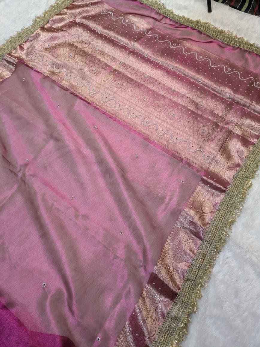 Banarasi tissue mirror work saree 2026 Royal Glamour & Festive Elegance 3 <p dir="auto">Discover the trending viral banarasi tissue mirror work saree featuring premium lightweight tissue with red zari, stone, moti, and stunning mirror work pallu. Perfect for weddings and royal celebrations. Ready to dispatch!</p> Banarasi tissue mirror work saree 2026 Royal Glamour & Festive Elegance - Image 3