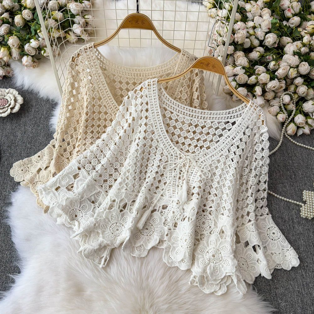 Luxury Boho Top 2026 - Boho Chic Style & Premium Comfort 1 <p dir="auto">Discover effortless elegance with the Serina Luxury Boho Top – a perfect blend of comfort and style in premium crochet fabric. Free size fitting up to 44 bust makes it ideal for every body type in this 2026 boho trendsetter.</p> Boho Top