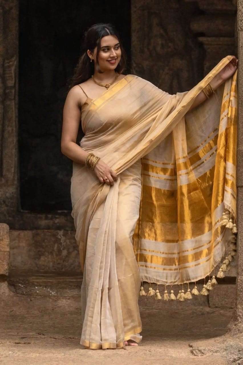 Tissue Lilan Cotton Saree 1 <p dir="auto">Discover effortless style with this New Arrival Best Selling Tissue Lilan Cotton Saree featuring premium lightweight fabric. Paired with a Tissue Lilan running blouse, it offers superior comfort and graceful drape for everyday and festive occasions.</p> tissue-lilan-saree