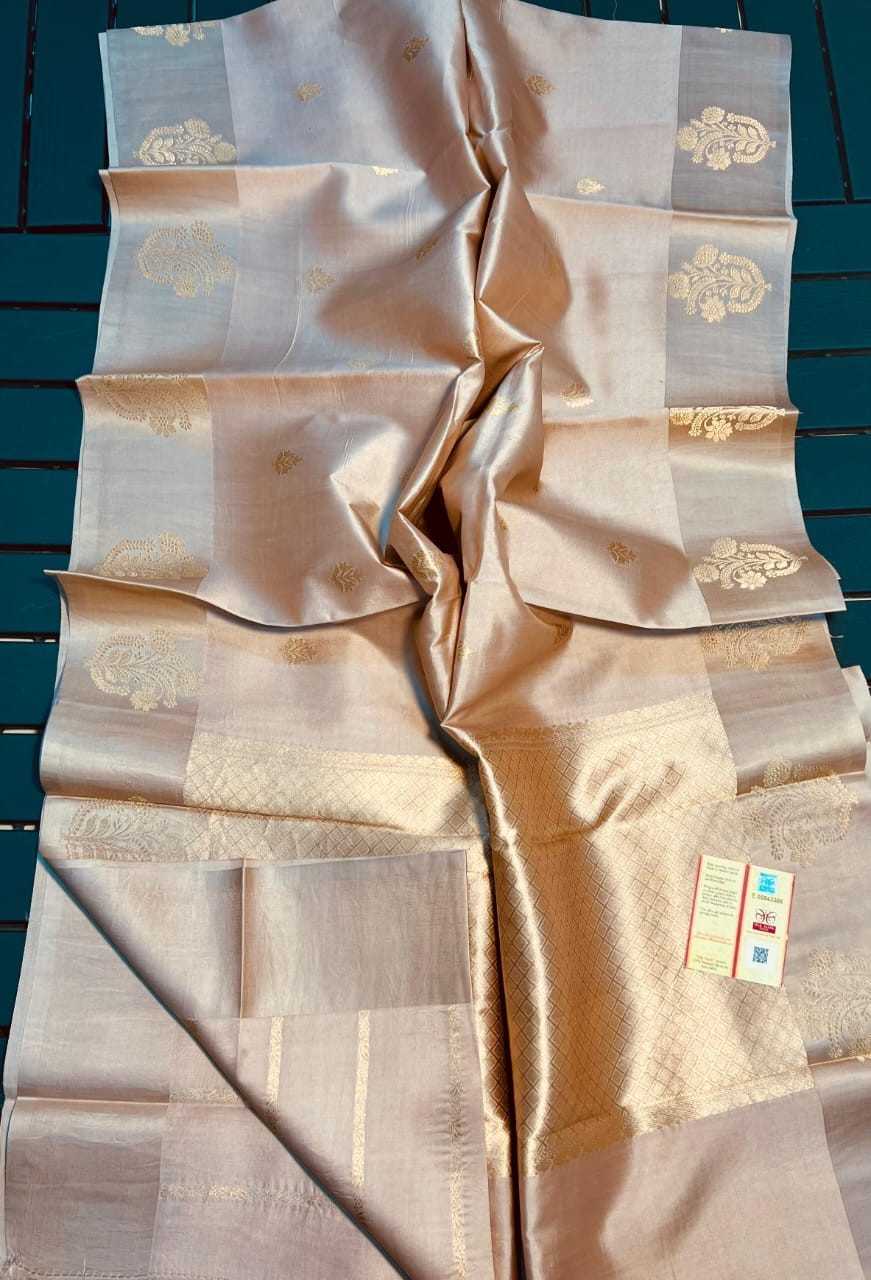 Raw Mangoo Silk Saree Pure Silk 2026 | Zari Weaving Border Mina Customized Color 4 Stunning Premium Pure Raw Mangoo Silk Saree with beautiful all over zari weaving and border mina. Customized in any color with Silk Mark Certificate for authentic elegance. Raw Mangoo Silk Saree Pure Silk 2026 | Zari Weaving Border Mina Customized Color - Image 4