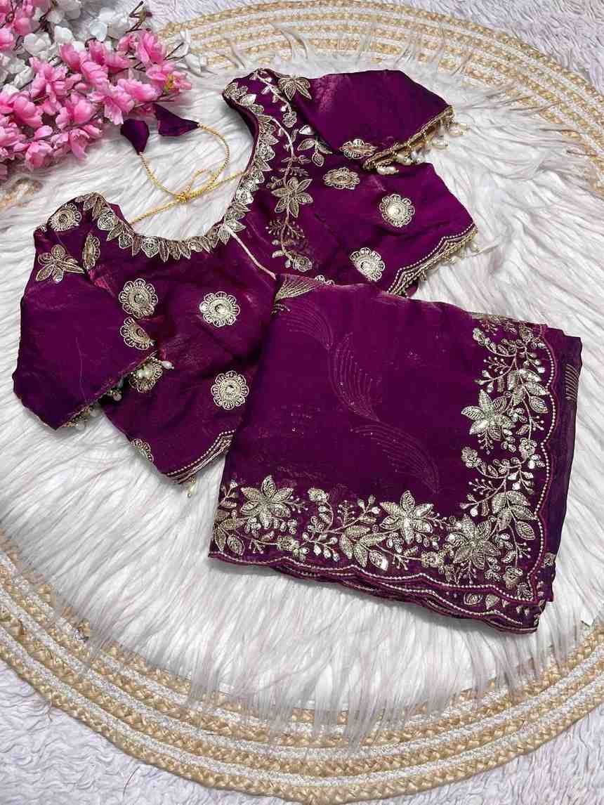 Fendy Satin Saree with Stitched Blouse 2026 Sequence Embroidery 3 <p dir="auto">Gorgeous Fendy Satin saree MP-629 with stitched blouse featuring 3mm multi sequence embroidery work on C-pallu and sequence butti throughout the body. Includes fully stitched multi sequence embroidery blouse (38-42) with beautiful moit lace detailing</p> Fendy Satin Saree with Stitched Blouse 2026 Sequence Embroidery - Image 3