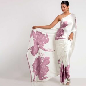 japan satin saree