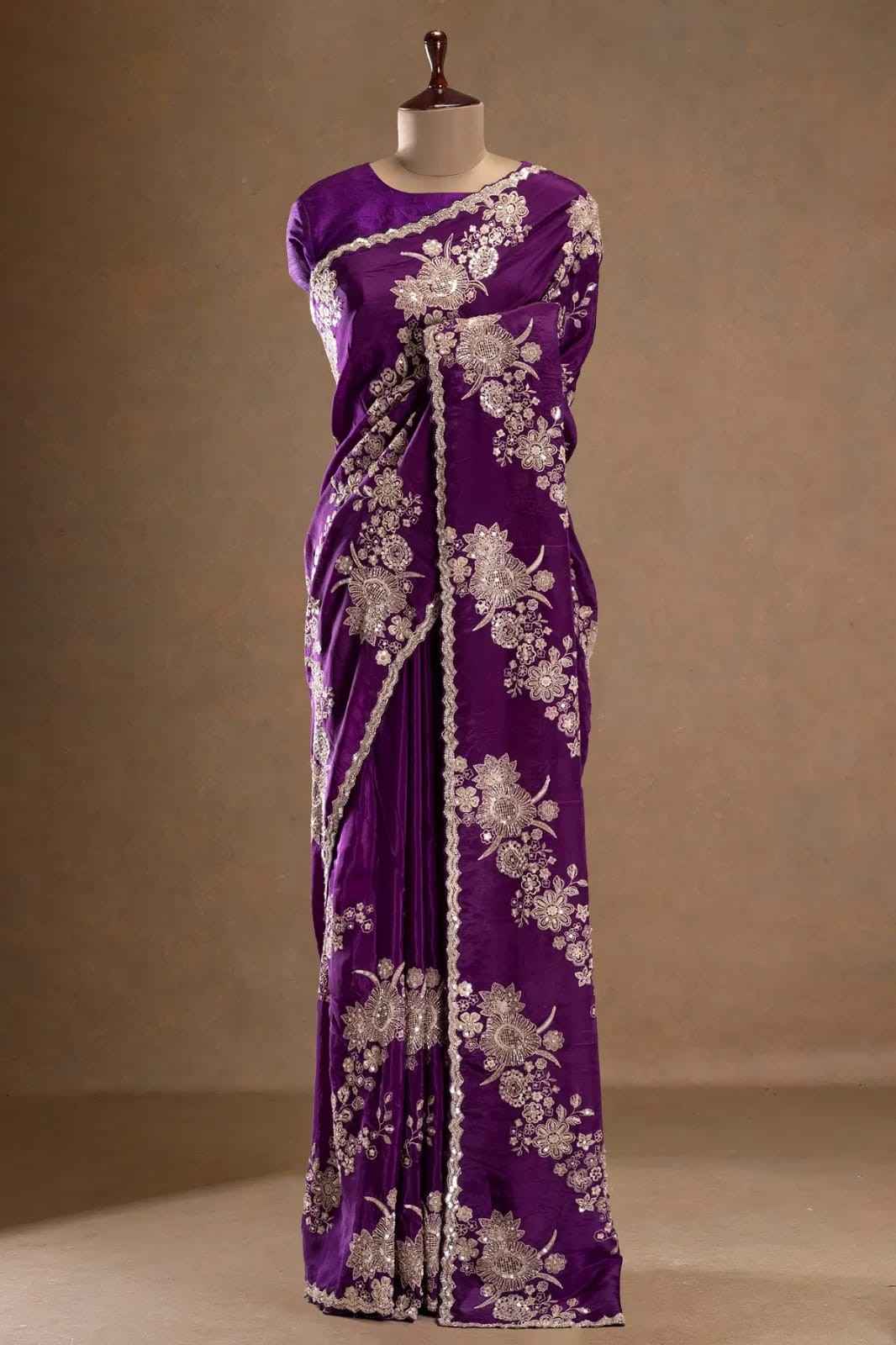 Organza Silk Cloth saree with heavy Sequence Work 1 <p dir="auto">Luxurious organza silk cloth sareewith sequence work featuring heavy sequence embroidery on premium organza silk fabric. Perfect for festive wear, gowns, sarees and designer outfits with rich sparkling look.</p> organza-silk-cloth-with-sequence-work