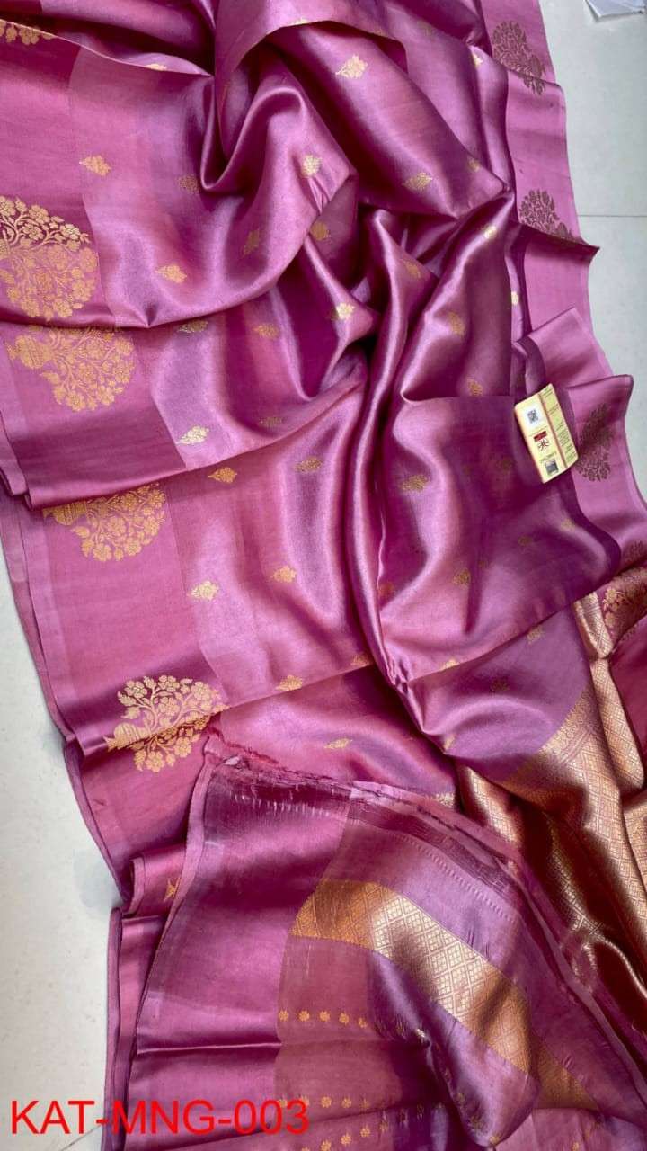 Raw Mangoo Silk Saree Pure Silk 2026 | Zari Weaving Border Mina Customized Color 8 Stunning Premium Pure Raw Mangoo Silk Saree with beautiful all over zari weaving and border mina. Customized in any color with Silk Mark Certificate for authentic elegance. Raw Mangoo Silk Saree Pure Silk 2026 | Zari Weaving Border Mina Customized Color - Image 8