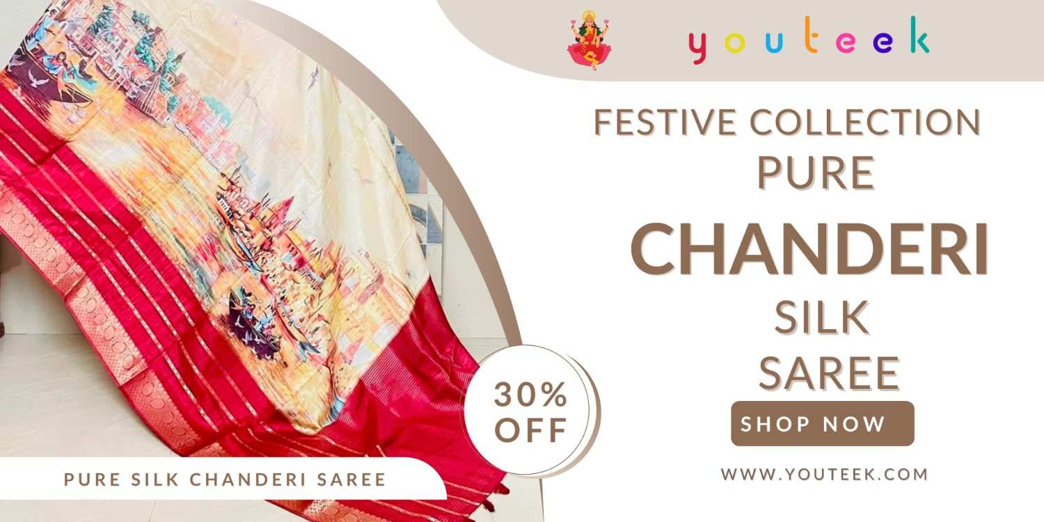 7 Tips to Identify a Pure Chanderi Silk Saree: Complete Buying Guide 1 pure chanderi silk saree