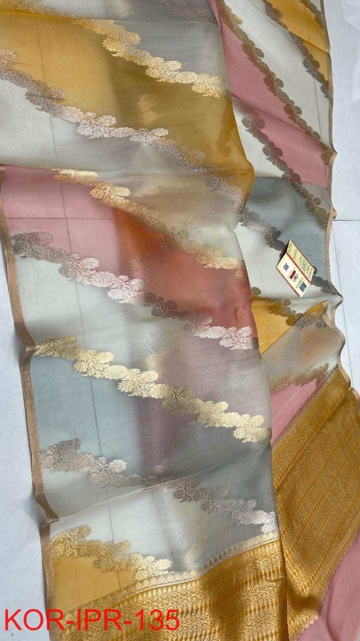 Pure Rangkat Kora Silk Handloom Saree 2026 | Elegant Aara Design Pallu & Silkmark Certified 6 Elevate your ethnic wardrobe with this Pure Rangkat Kora Silk Handloom Saree boasting a stunning Aara design pallu and premium silkmark certification. Crafted for effortless grace and traditional charm, it offers luxurious comfort with free shipping across India. Pure Rangkat Kora Silk Handloom Saree 2026 | Elegant Aara Design Pallu & Silkmark Certified - Image 6