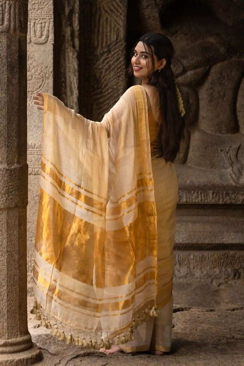Tissue Lilan Cotton Saree 2 <p dir="auto">Discover effortless style with this New Arrival Best Selling Tissue Lilan Cotton Saree featuring premium lightweight fabric. Paired with a Tissue Lilan running blouse, it offers superior comfort and graceful drape for everyday and festive occasions.</p> tissue-lilan-saree