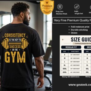 Consistency Is The Key To Success In The Gym Tshirt