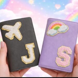 Customised Passport Cover with Name and Charm