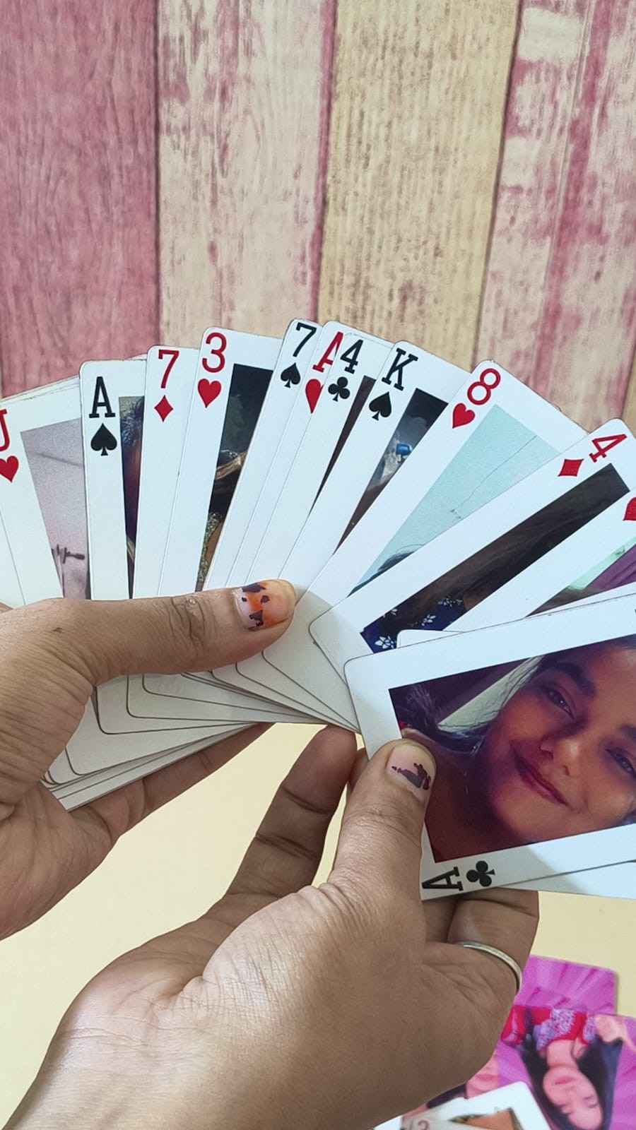 Customized Playing Cards 2026 – Personalized Photo Deck | Youteek 4 Customized Playing Cards featuring high-quality digital print on both sides – personalize with photos, avatars, logos, quotes or any theme. Perfect unique gift for weddings, birthdays, anniversaries, corporate events or personal keepsakes with 3–5 working days making time. Customized Playing Cards 2026 – Personalized Photo Deck | Youteek - Image 4