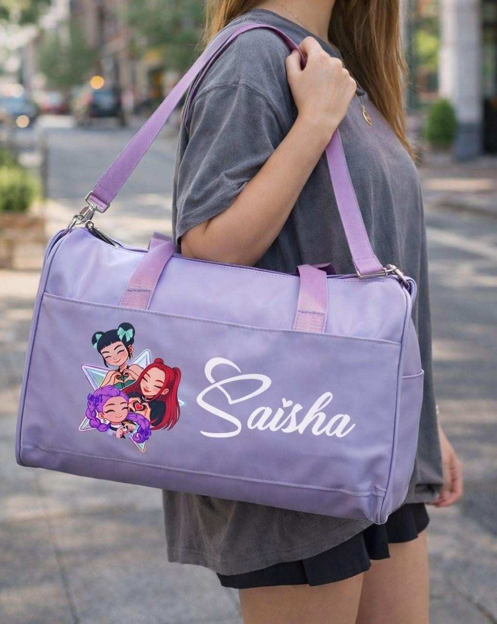 Customized Premium Quality Duffle Bag 2026 | Name Print & Initial Patches | Youteek 1 Carry your essentials in style with this Customized Premium Quality Duffle Bag. Available with name & theme print or initial patch customization for a personal touch. Customized Premium Quality Duffle Bag