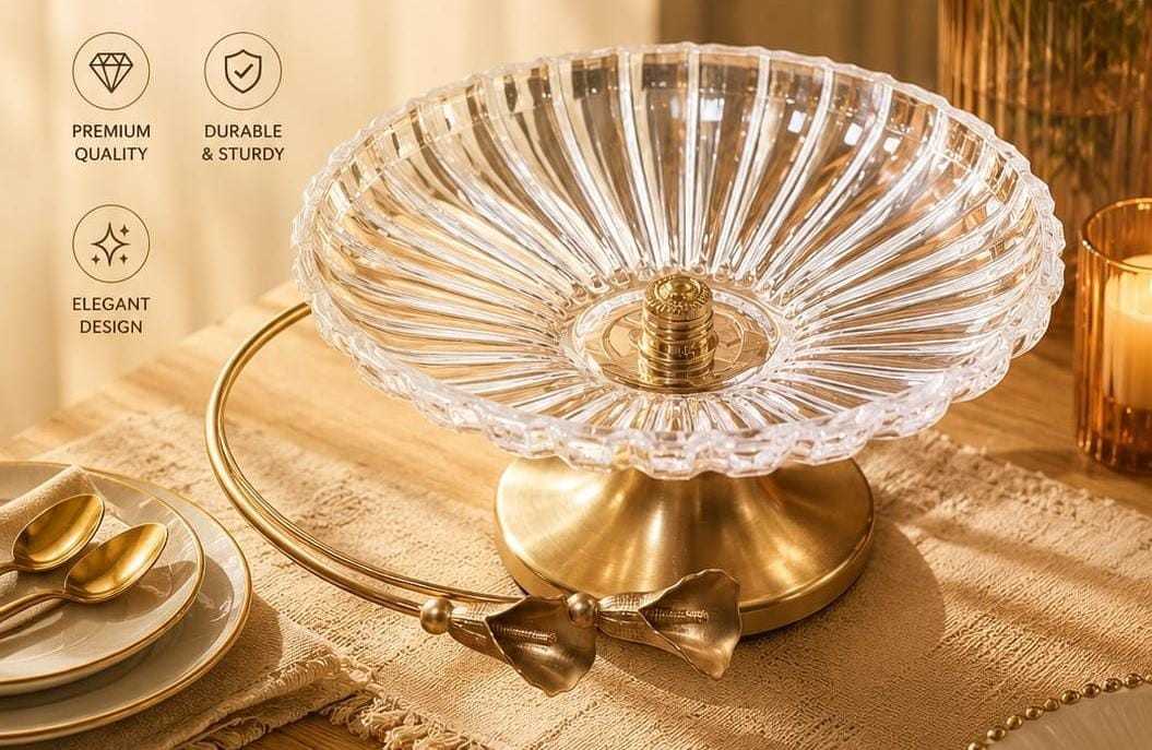 European Glass Fruit Bowl with Footed Base 2026 | Royal Centerpiece Bowl | Youteek 1 Elevate your table with this European Glass Fruit Bowl with Footed Base. Elegant design perfect for serving fruits, salads, or as a stylish centerpiece. European Glass Fruit Bowl with Footed Base