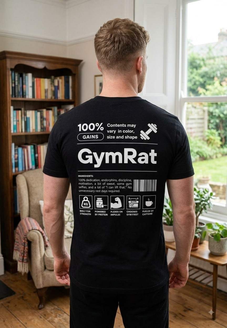Gym Rat Tshirt 2026 – Soft Cotton Workout Graphic Tee | Youteek 2 <p dir="auto">Soft & breathable Gym Rat Tshirt featuring a bold fitness graphic print on premium cotton fabric. Perfect regular-fit tee for workouts, gym sessions and everyday casual wear.</p> Gym Rat Tshirt