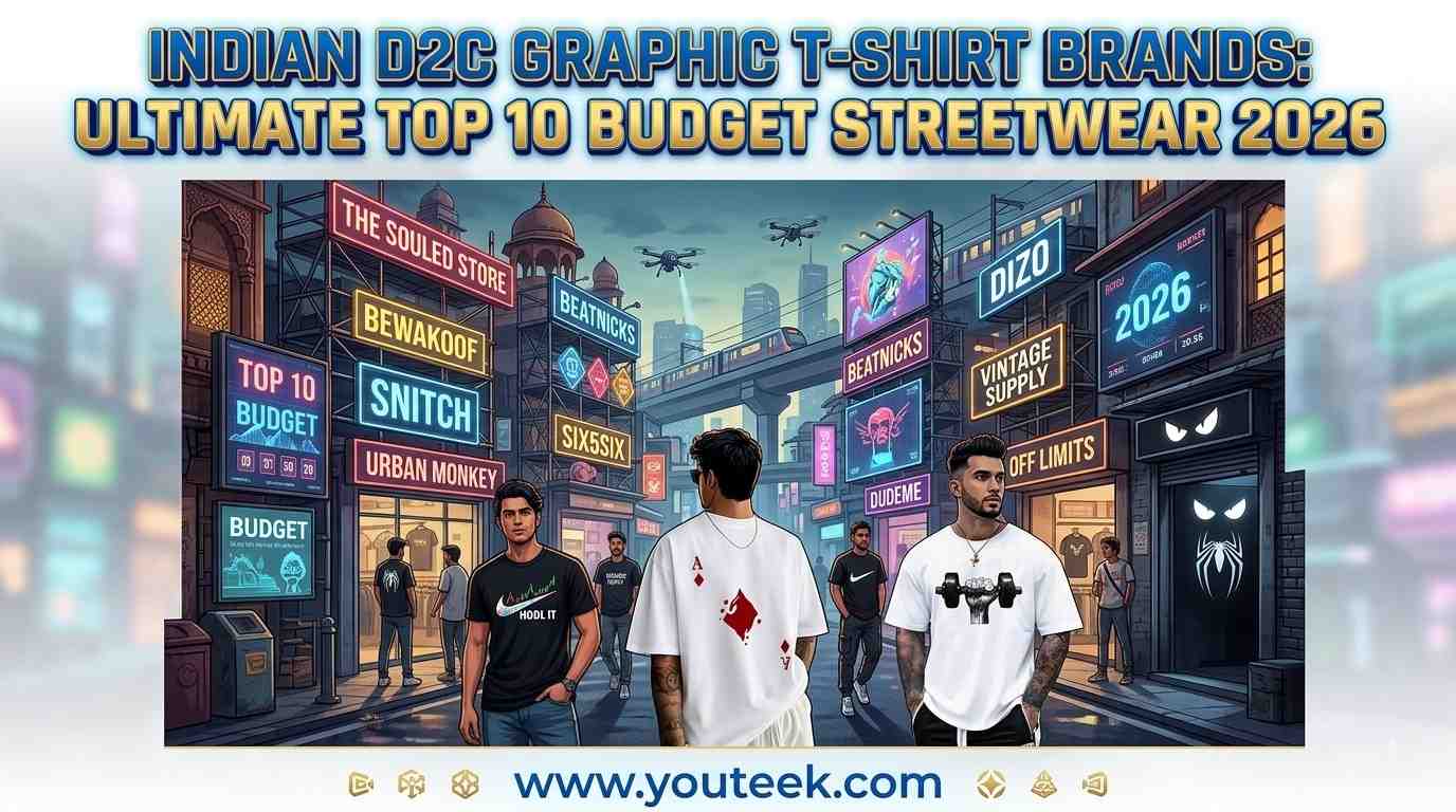 Indian D2C Graphic T-Shirt Brands: Ultimate Top 10 Budget Streetwear 2026 1 Indian D2C Graphic T-Shirt Brands: Ultimate Top 10 Budget Streetwear 2026