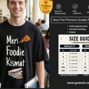 Meri Foodie Kismat Tshirt