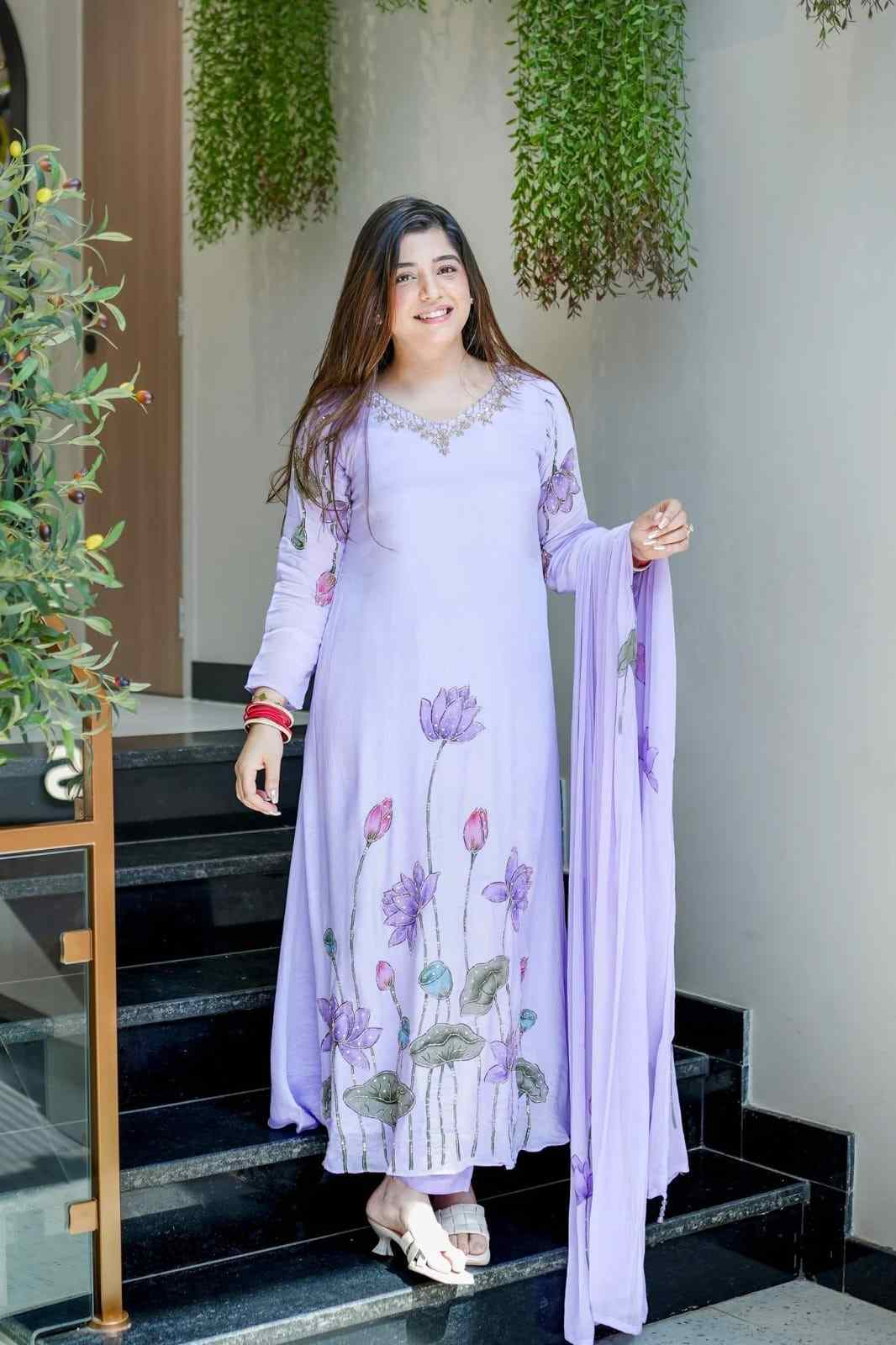Premium Chinon Hand Work A-Line Kurta Set | 3 Piece Festive Wear – Youteek 1 <div> <p dir="auto">Luxurious <strong>Premium Chinon Hand Work A-Line Kurta Set</strong> with full hand work neck. 3-piece ready-made set (Top + Pant + Dupatta). Perfect for festive and wedding occasions.</p> </div> <div></div> Premium Chinon Hand Work A-Line Kurta Set