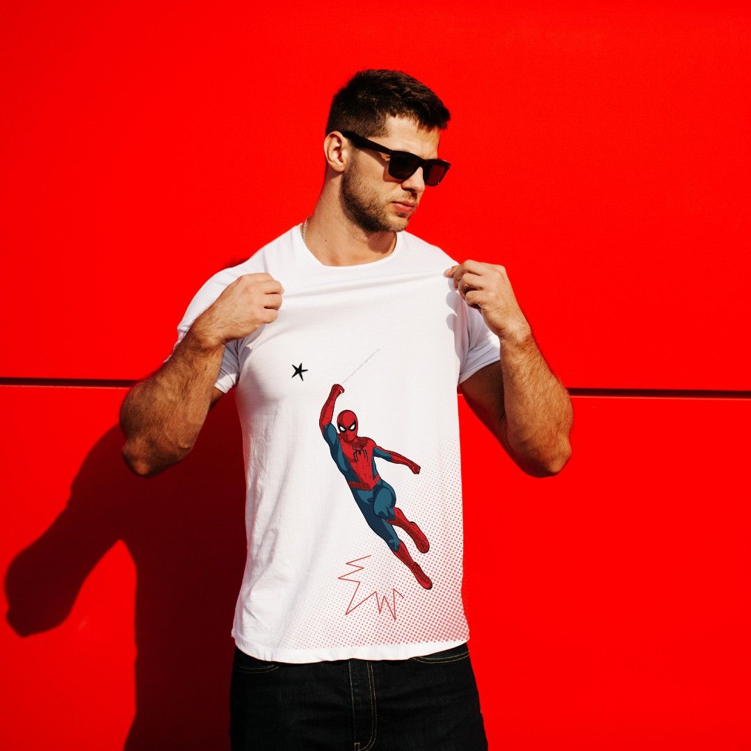 Spiderman T-Shirt 2026 – Cool Superhero Graphic Tee | Youteek 3 Cool Spiderman T-Shirt featuring a bold superhero graphic print on soft, breathable fabric for all-day comfort. Perfect casual wear for kids and boys who love Marvel adventures – stylish, lightweight and ready for everyday fun. Spiderman T-Shirt 2026 – Cool Superhero Graphic Tee | Youteek - Image 3