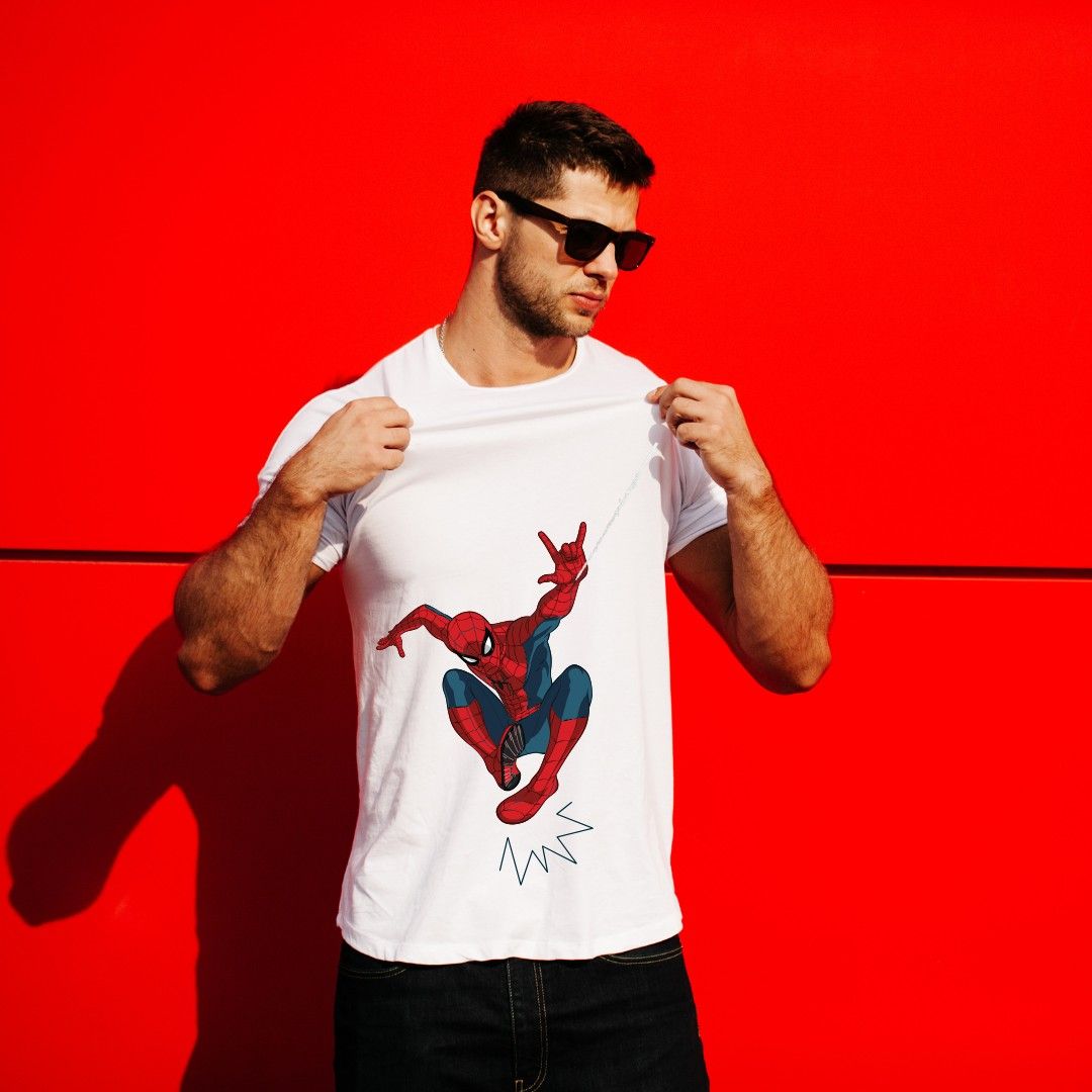 Spiderman T-Shirt 2026 – Cool Superhero Graphic Tee | Youteek 4 Cool Spiderman T-Shirt featuring a bold superhero graphic print on soft, breathable fabric for all-day comfort. Perfect casual wear for kids and boys who love Marvel adventures – stylish, lightweight and ready for everyday fun. Spiderman T-Shirt 2026 – Cool Superhero Graphic Tee | Youteek - Image 4